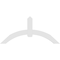 Ekena Millwork Archdale Architectural Grade PVC Gable Bracket, 72"W x 33"H x 2"D x 6"F, 11/12 Pitch GBP072X33X0206ARC00 - alternate 4